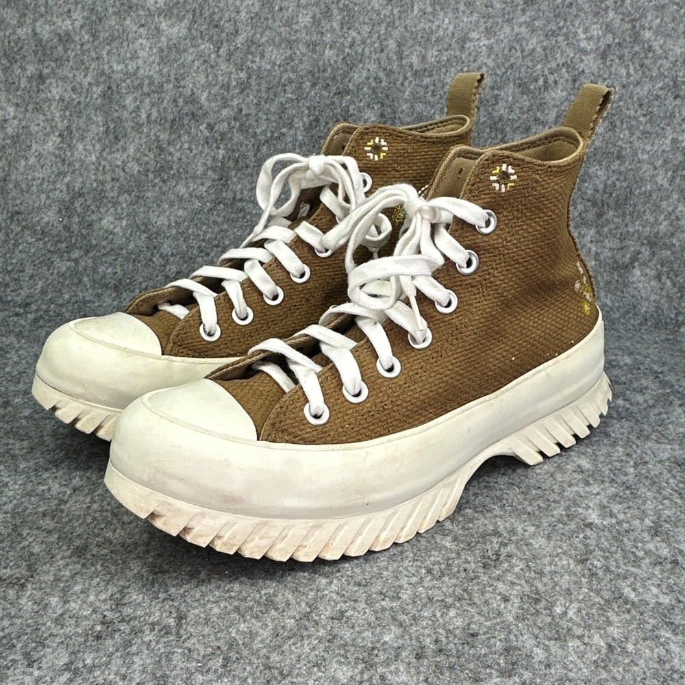 Converse Run Star Hike High Top Brown Platform Lug Sole Women's 8.5 Men's 6.5 - Picture 3 of 11